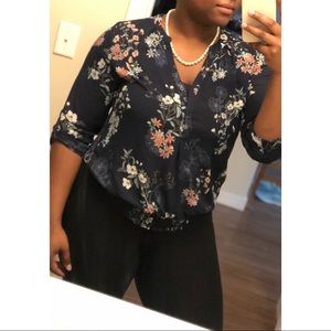 Floral Chiffon Top